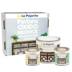 Outlet Kit 3 Pintura Efecto Óxido Bronce 250ml Pinturas Acrílicas