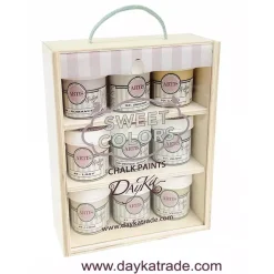 Discount Kit 9 pinturas Chalk Artis Pastel Dayka Pinturas Chalk Paint