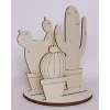 Hot Kit 3 Siluetas de Madera Cactus Grande 38cm Maderas