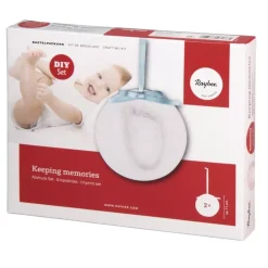Kit Adorno Huella Bebé Niños Pastas Moldeables|Niños Y Regalos