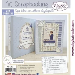 Hot Kit Caja Libro Álbum Niño Amor y Fe Dayka Maderas