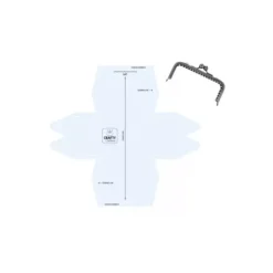Kit costura para monedero triangular Telas, Sedas Y Fieltro