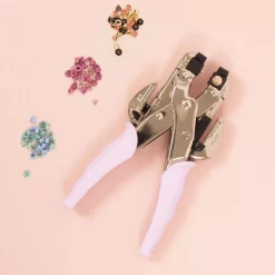 Discount Kit Crop-A-Dile Lila + 180 Ojales Herramientas Para Tela