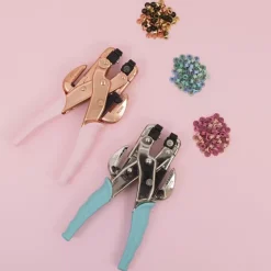 Discount Kit Crop-A-Dile Lila + 180 Ojales Herramientas Para Tela