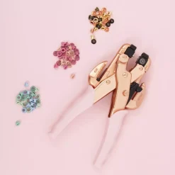 Hot Kit Crop-A-Dile Rose Gold + 180 Ojales Herramientas Para Tela