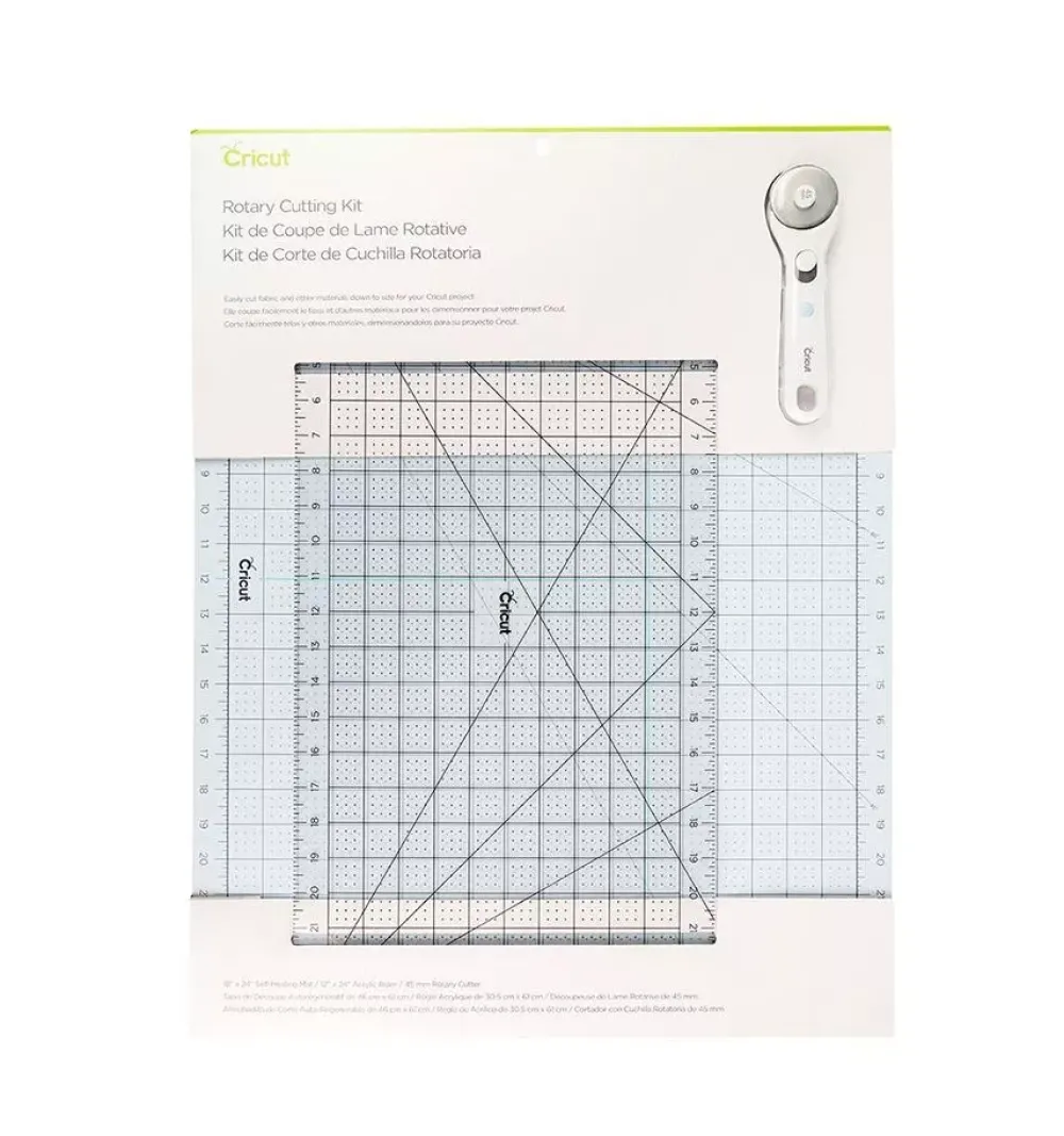 Hot Kit Cutter Rotatorio 45mm + Base de Corte + Regla Goma Eva Fofuchas|Herramientas De Corte