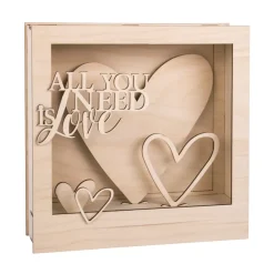 Kit 3D de madera All you need is love Maderas
