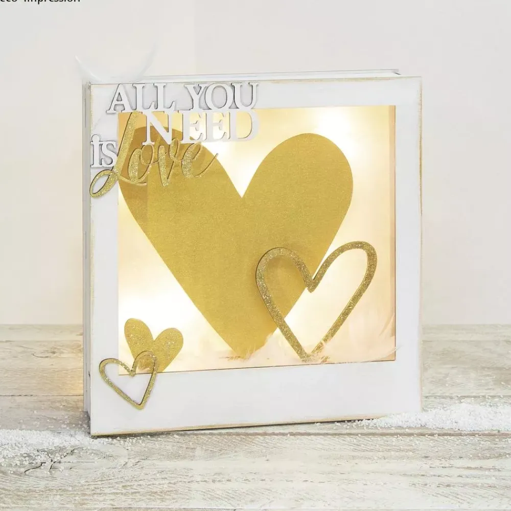 Kit 3D de madera All you need is love Maderas