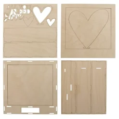 Kit 3D de madera All you need is love Maderas