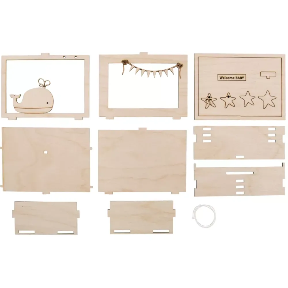 Hot Kit 3D de madera Baby Maderas