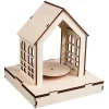 Best Kit 3D de madera casa con pesebre giratorio Navidad