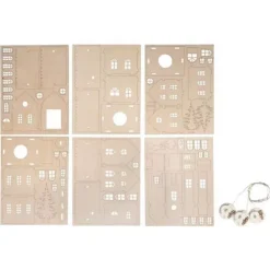 Best Kit 3D de madera casas pueblo con luces Decoración Y Bricolaje
