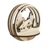 Hot Kit 3D de Madera Chalet Nevado Maderas|Navidad