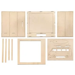 Online Kit 3D de Madera Furgoneta Camper Maderas
