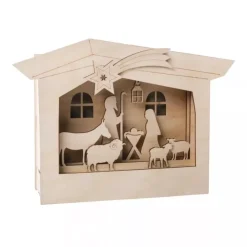 Discount Kit 3D de Madera Pesebre Maderas|Navidad