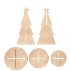 Hot Kit 3D de Madera Árbol de Navidad Maderas|Navidad