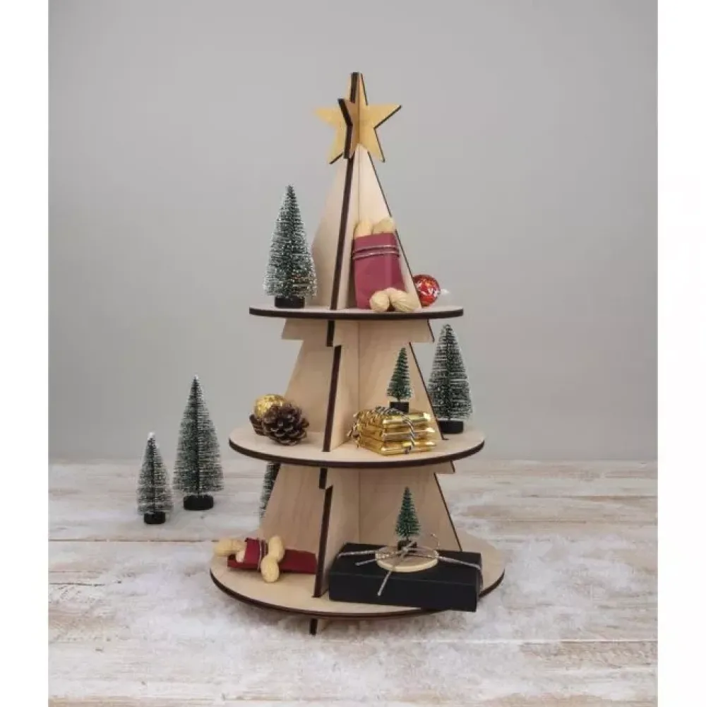 Hot Kit 3D de Madera Árbol de Navidad Maderas|Navidad