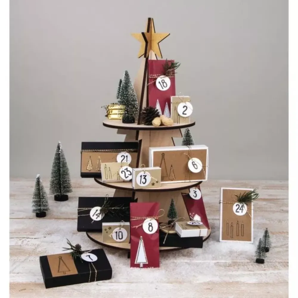 Hot Kit 3D de Madera Árbol de Navidad Maderas|Navidad