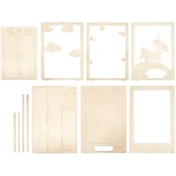Kit 3D de madera Unicornio Maderas