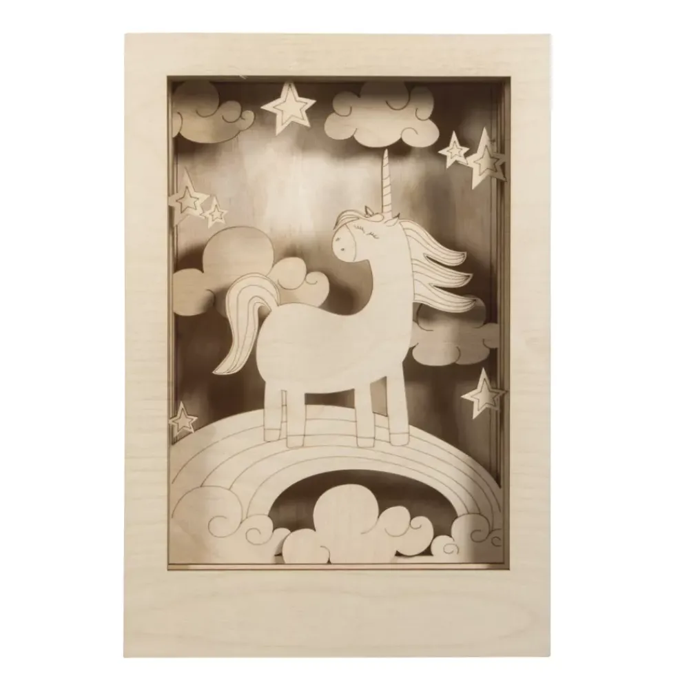 Kit 3D de madera Unicornio Maderas