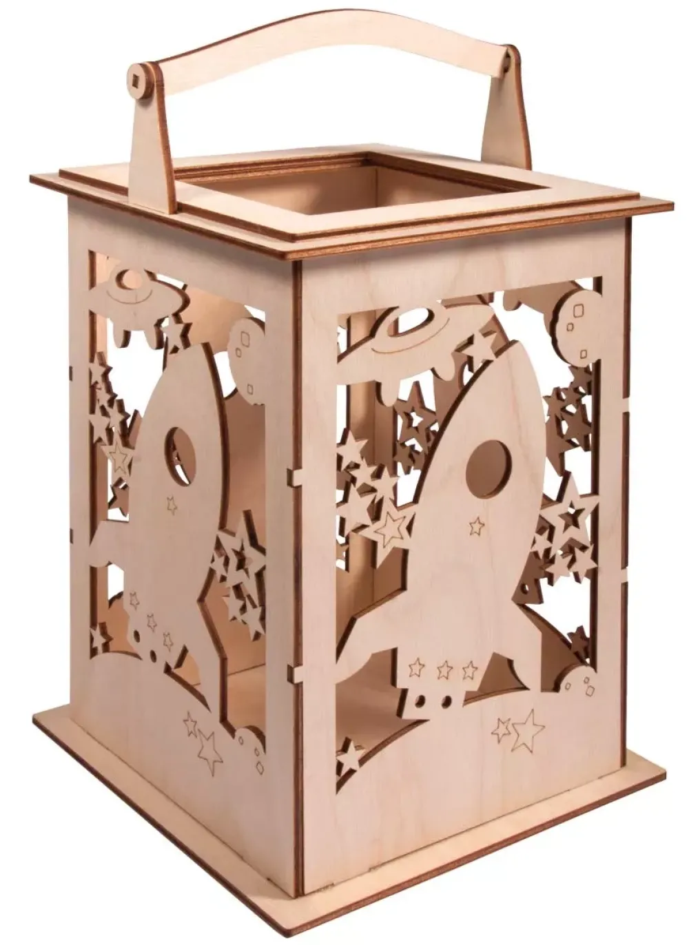Best Kit 3D Farolillo Madera Cohete Maderas|Organización