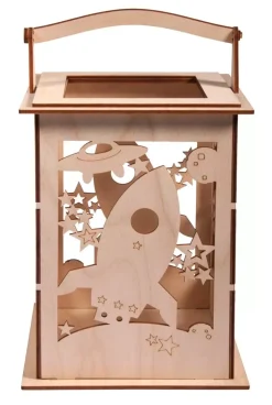 Best Kit 3D Farolillo Madera Cohete Maderas|Organización
