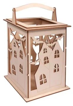 Kit 3D Farolillo Madera Murciélago Organización