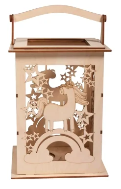 Hot Kit 3D Farolillo Madera Unicornio Maderas|Organización