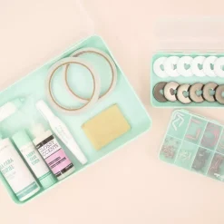 Outlet Kit de 3 Cajas de Organización Turquesas Organización