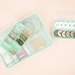 Outlet Kit de 3 Cajas de Organización Turquesas Organización
