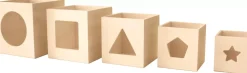 Best Kit de 5 Cubos para Apilar Madera Maderas