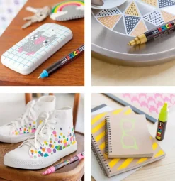 Clearance Kit de 10 rotuladores punta pincel Colores Básicos Rotuladores