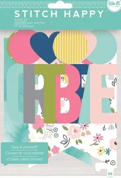 Kit de banderines Stitch Happy We R Memory Keepers Telas, Sedas Y Fieltro|Herramientas Para Tela
