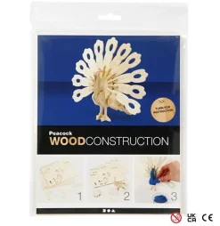 Outlet Kit de Construcción 3D Pavo Real Niños Niños Y Regalos