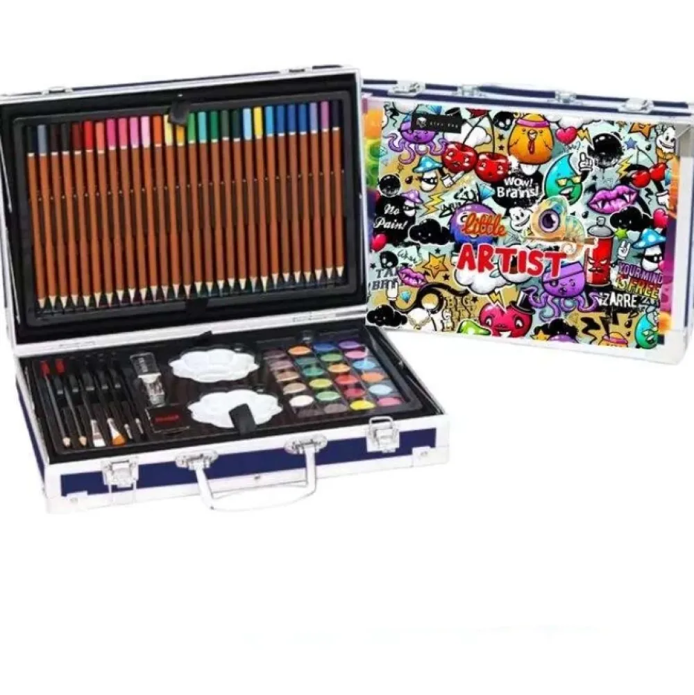Hot Kit de Dibujo 145 Piezas Gama Little Artist Grafitti Niños Niños Y Regalos