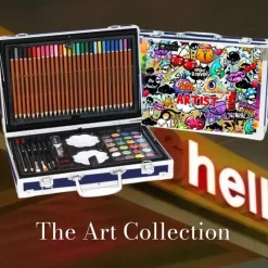 Hot Kit de Dibujo 145 Piezas Gama Little Artist Grafitti Niños Niños Y Regalos