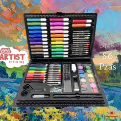 Discount Kit de Dibujo 86 Piezas Gama Little Artist Plastic Box Niños Niños Y Regalos