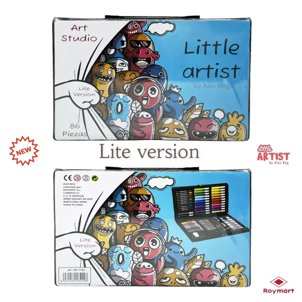 Discount Kit de Dibujo 86 Piezas Gama Little Artist Plastic Box Niños Niños Y Regalos