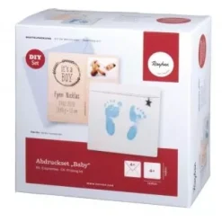 Outlet Kit de Impresión Huella Bebé Azul Niños Niños Y Regalos