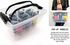 Online Kit de Iniciación 9 Acrílicos Basics + 6 Pinceles Pinturas Acrílicas