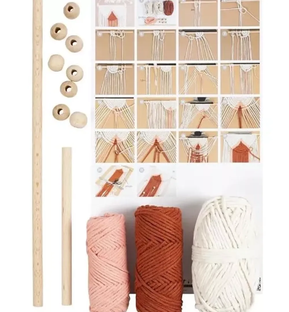 Hot Kit de macramé decorativo Macramé