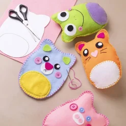Best Kit de manualidades Costura Niños Niños Y Regalos|Telas, Sedas Y Fieltro