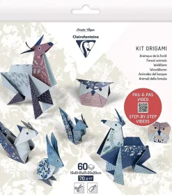 New Kit de Papel para Origami Animales del Bosque Niños Niños Y Regalos