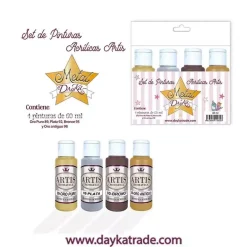 Sale Kit de Pinturas Acrílicas Metal Artis Dayka Pinturas Acrílicas