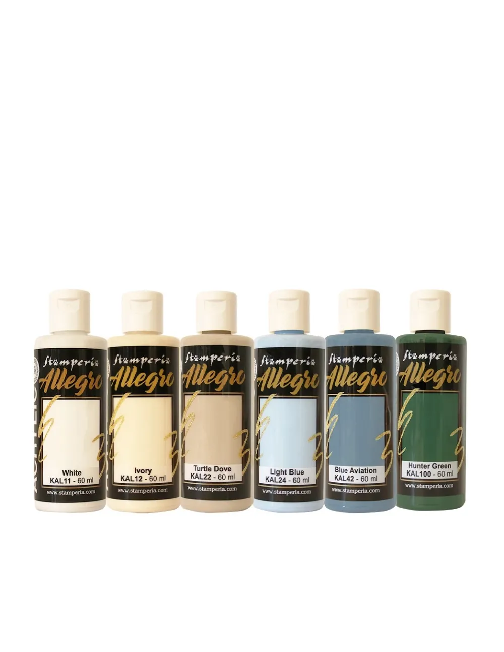 New Kit de Pinturas Acrílicas Allegro Timeless Pinturas Acrílicas