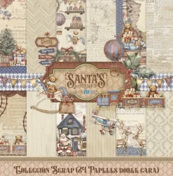 Sale Kit de scrapbooking Santa's Workshop 20x20cm Navidad