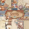 Online Kit de scrapbooking Santa's Workshop 15x30cm Navidad