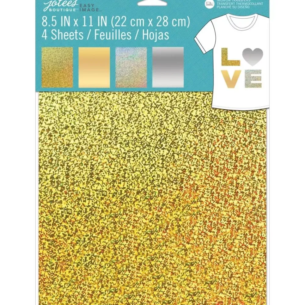 Sale Kit de transferibles para telas Shimmer Holographic Jolee's Boutique Silhouette