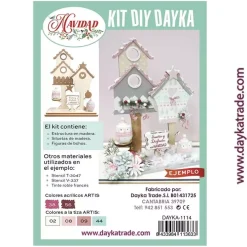 Kit DIY Casita Búhos de Navidad Dayka Navidad
