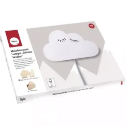 New Kit Lámpara de Madera Nube Pequeña Maderas|Lámparas